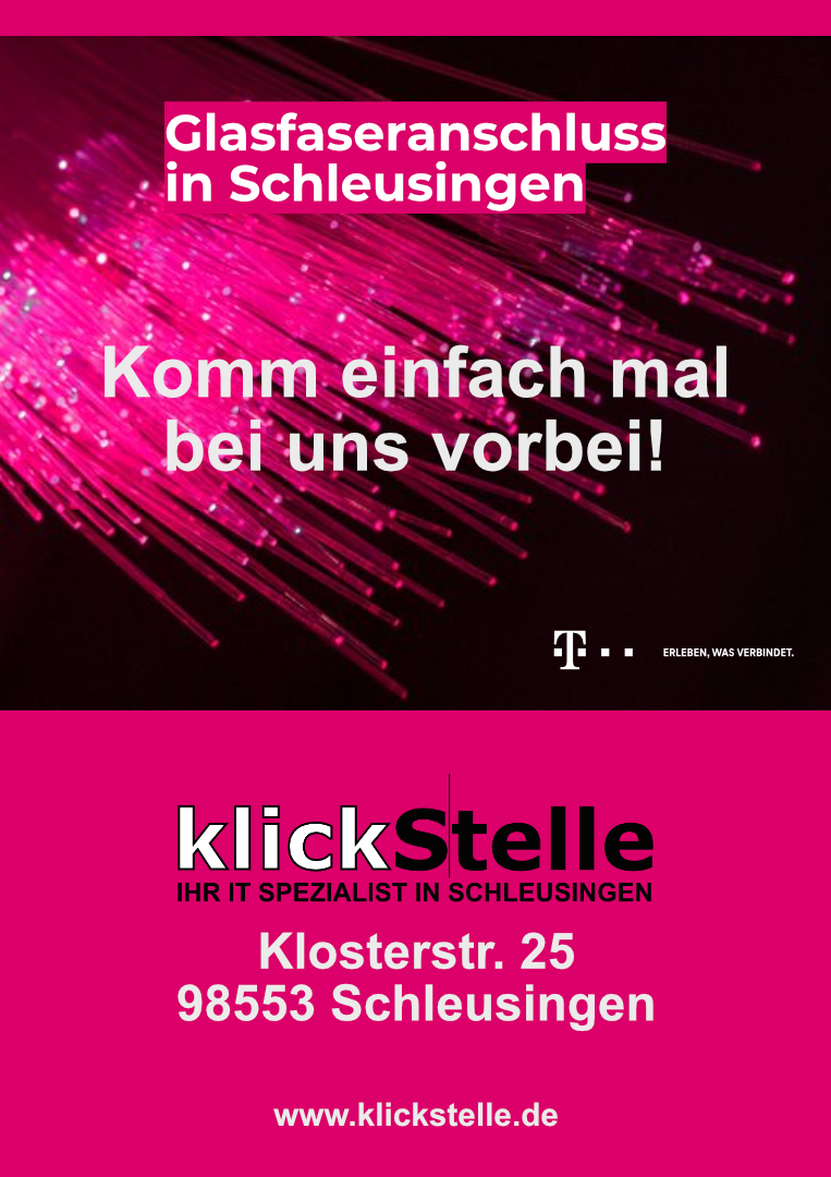 Telekom Schleusingen Glasfaser Anschluss